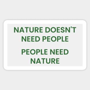 Nature lovers Sticker